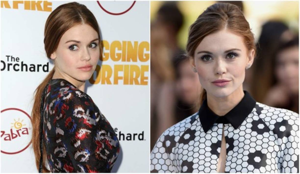 Holland Roden no se complica y sabe lucir fresca y juvenil en sus presentaciones. El tips: recoger su cabello en una cola baja y partido por enmedio.