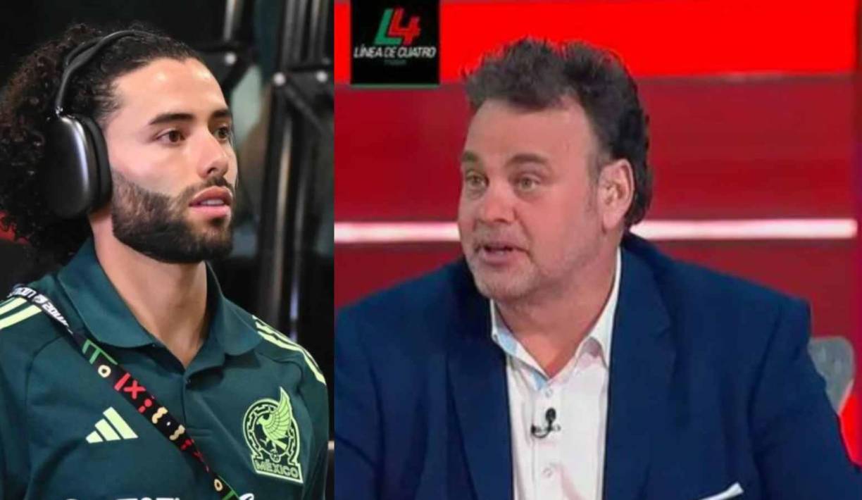 Sorpresa en prensa mexicana por recibimiento a la selección de México tras arribar a San Pedro Sula. Especialmente por el trato al Chino Huerta; David Faitelson dejó un ácido comentario.