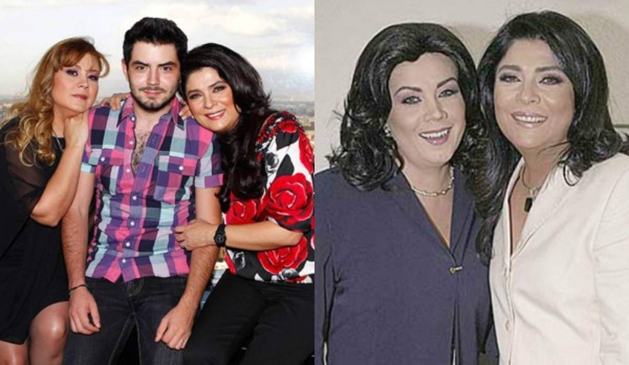 Gaby y Victoria Ruffo; el parecido era más evidente cuando Gaby también usaba el cabello moreno.<br/>