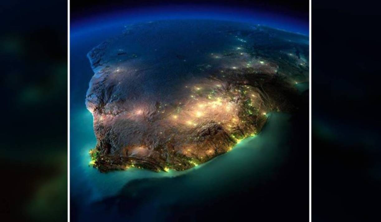 El país de Sudáfrica en el extremo sur del continente.