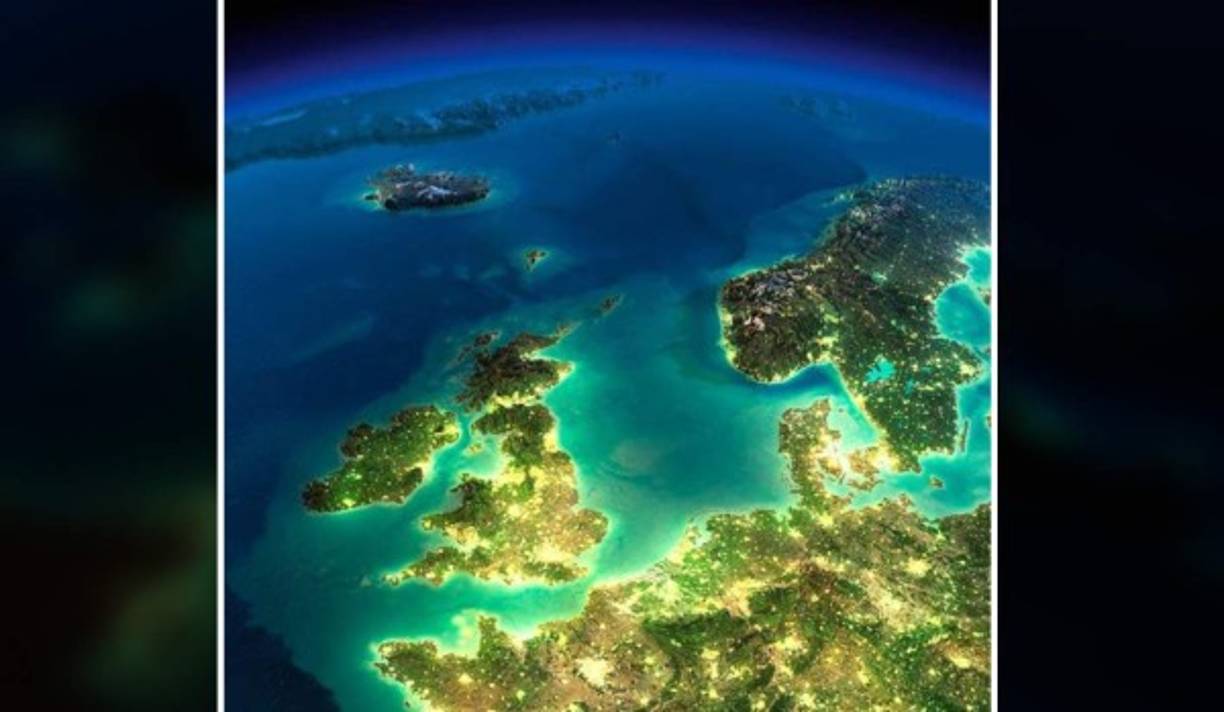 Los países europeos que bordean el Mar del Norte.