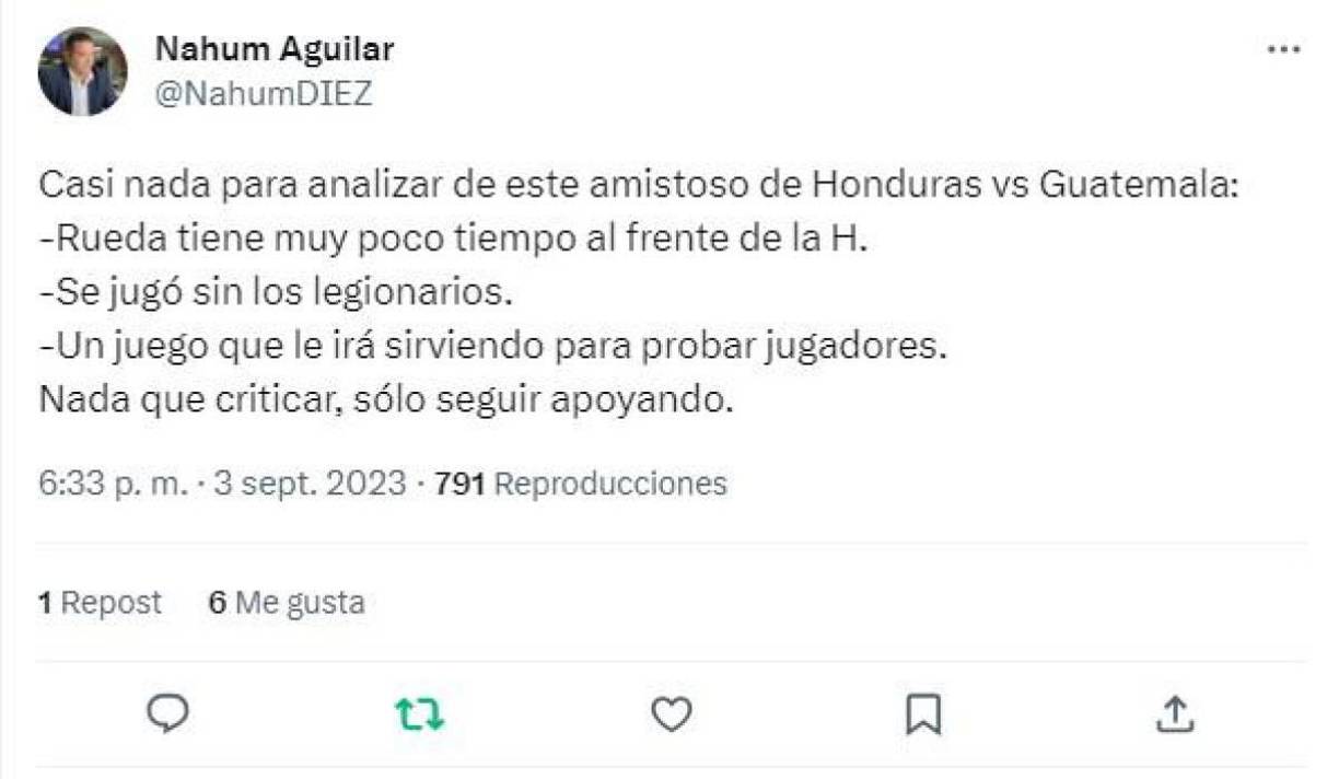 Nahum Aguilar, jefe de información de Diario DIEZ: “Nada que criticar, sólo seguir apoyando”.