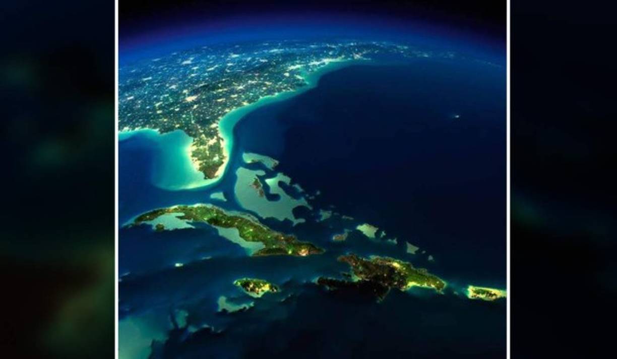 Las islas del Caribe.