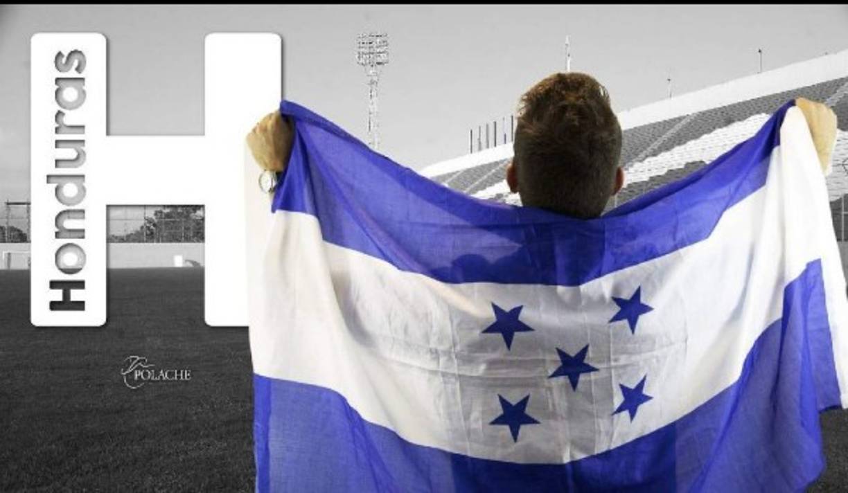 En esta imagen el cantante Polache publicó: 'En Honduras #LaHNoEsMuda cuando juega mi selección. 8 millones a una sola voz, hoy somos un solo equipo'. <br/>