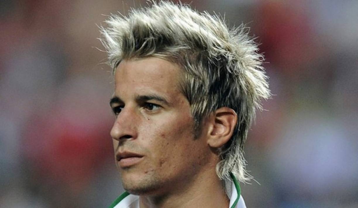 Fabio Coentrao, el portugués y lateral del Real Madrid, con su peinado le hace honor al personaje japonés.