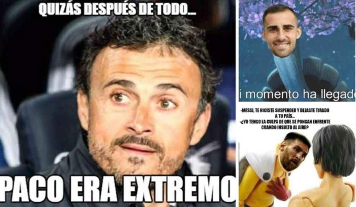 El Barcelona ganó por goleada al Granada con un gol de Paco Alcácer, el gran protagonista de los memes del partido. Mira los mejores.