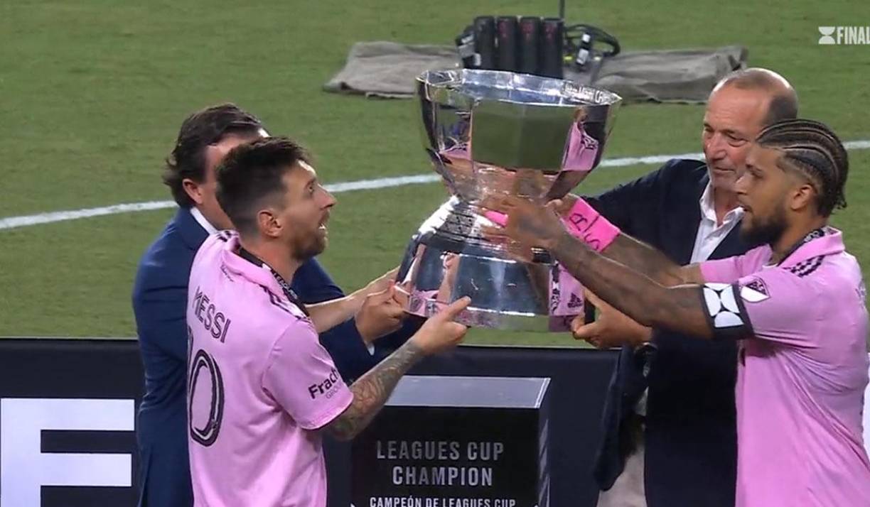 Messi le cedió la Copa al jugador que era capitán del Inter Miami antes de llegada del argentino al club estadounidense. 