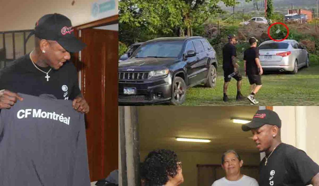 Horas después del incidente que vivió en Rió Lindo, Cortés, el atacante hondureño Romell Quioto sorprendió con un gesto que realizó el lunes en Tegucigalpa.