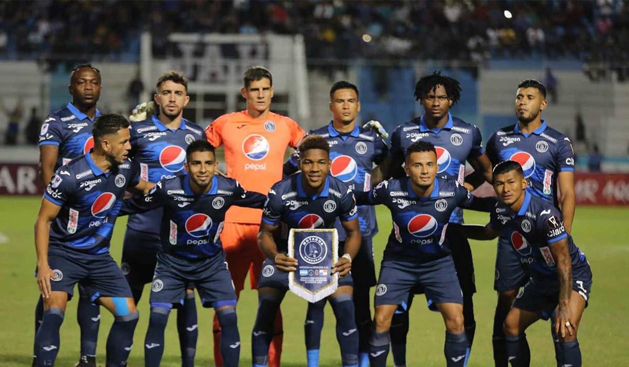 El 11 titular del Motagua que venció 2-0 al San Miguelito de Panamá por la segunda jornada de la Copa Centroamericana 2023.