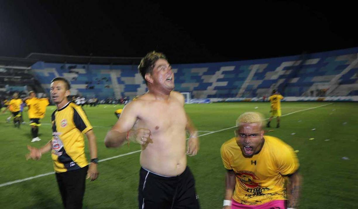 Tilguath celebró con mucha euforia el ansiado ascenso del Génesis de Comayagua. 