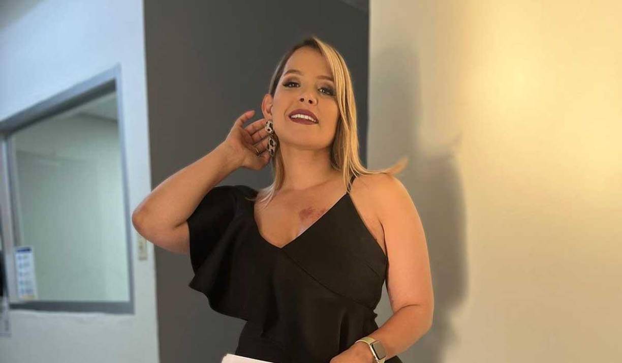 Tanya Rodríguez: Linda periodista hondureña. 