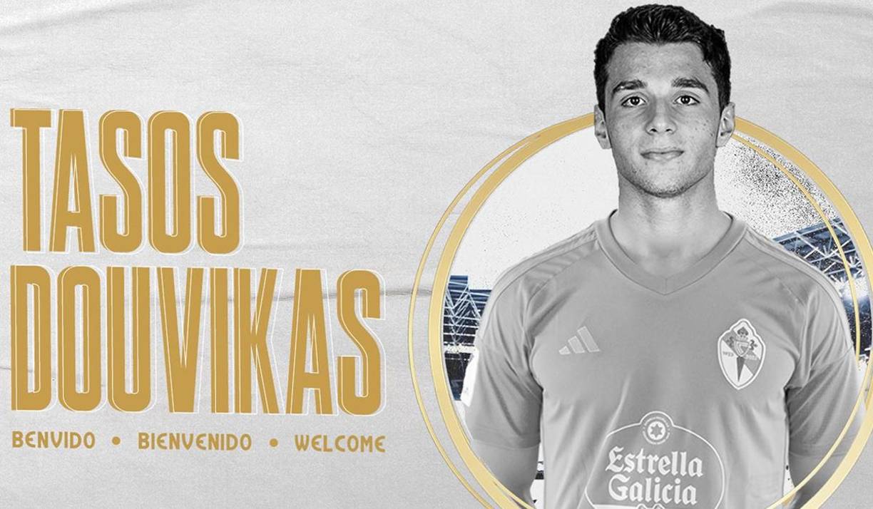 El Celta de Vigo ha fichado al delantero griego Anastasios Douvikas por 12.000.000 €. Firma hasta junio de 2028.