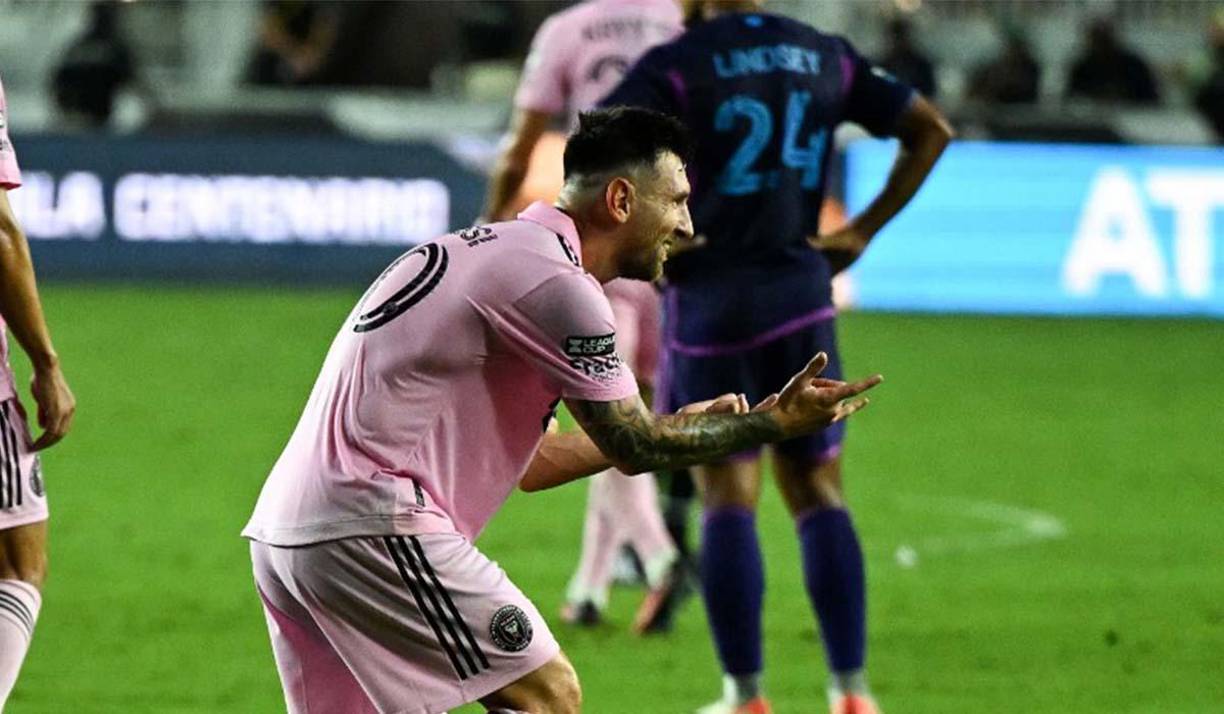 Messi no para de marcar y sorprender con sus festejos: En esta ocasión su celebración fue al estilo Spider-Man..