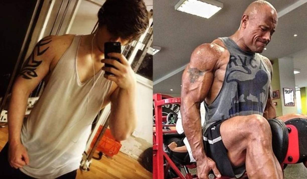 Andej quería tener el cuerpo de Dwayne “La Roca” Johnson.