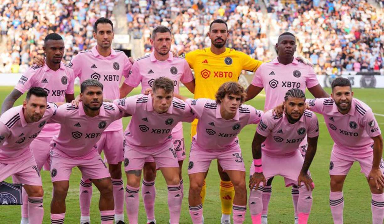 El 11 titular del Inter Miami que enfrentó al Philadelphia Union.