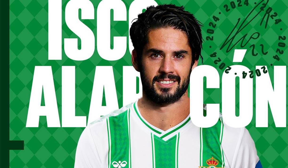 OFICIAL: El Real Betis anunció en redes sociales el fichaje por una temporada del centrocampista español <b>Isco</b> Alarcón, que llega con la carta de libertad tras rescindir su contrato con el Sevilla el pasado diciembre. <b>Isco</b>, de 31 años, llevaba sin equipo desde entonces. Tres meses antes, había llegado al Sevilla también libre, tras finalizar su contrato con el Real Madrid, entidad en la que jugó nueve temporadas. Antes había destacado especialmente en el Málaga entre 2011 y 2013.
