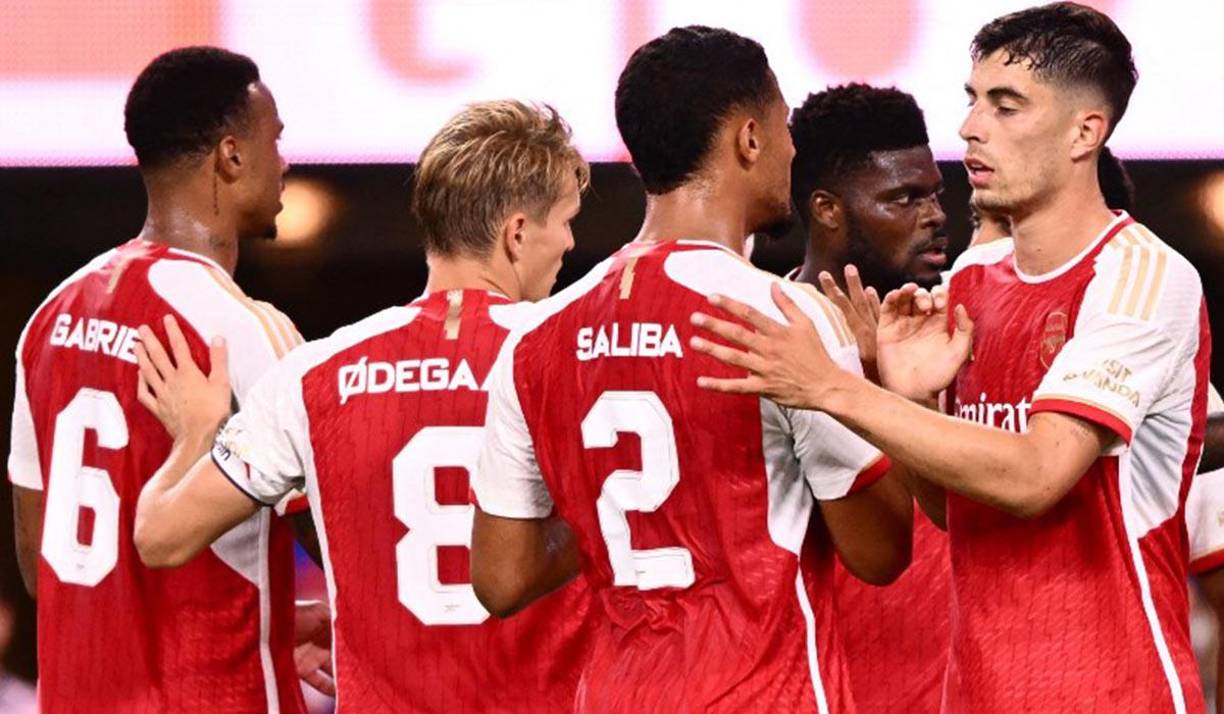 Havertz marcó el 2-2 parcial del juego.