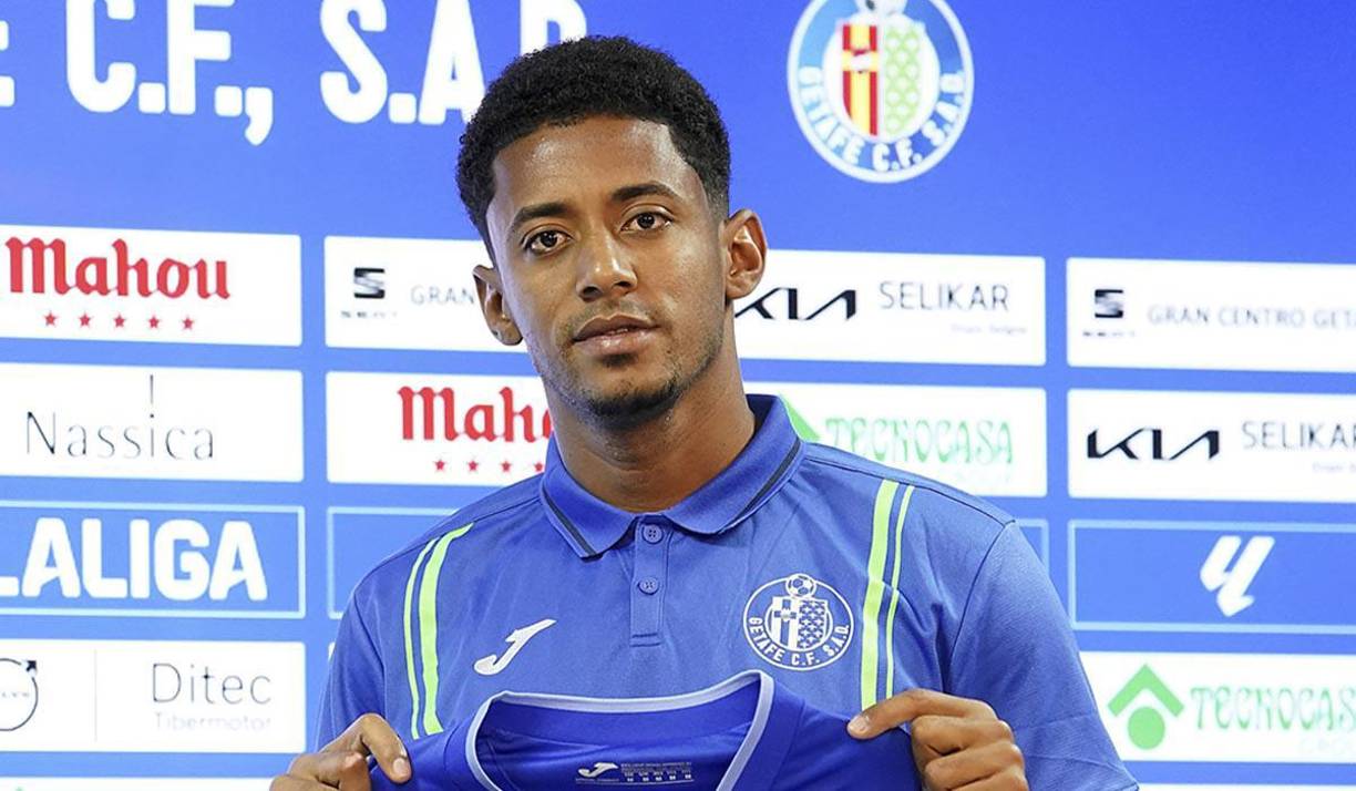 Antony Choco Lozano: Delantero del Getafe que vuelve a la selección de Honduras.