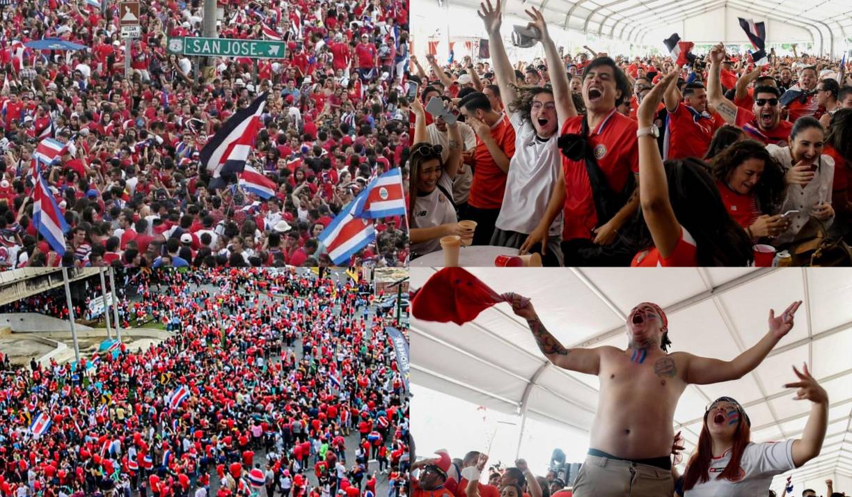 Una espectacular fiesta deportiva se vive en las calles de Costa Rica tras la clasificación de su selección al Mundial de Qatar 2022 luego que vencieron 1-0 a Nueva Zelanda.