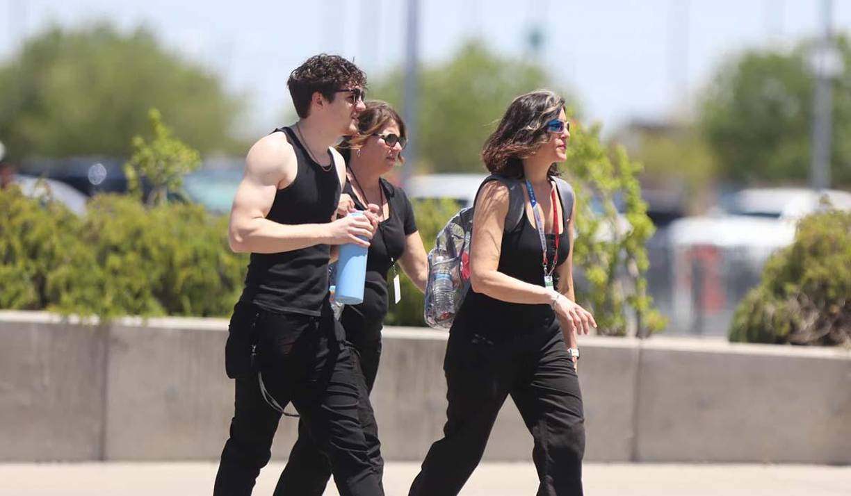 Los jóvenes llegaron para disfrutar de los partidos.