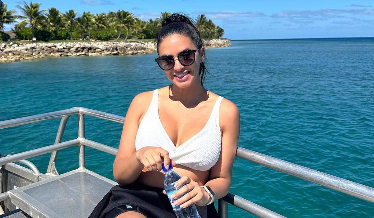 Ana Jurka estuvo en Fiji, una de las islas situadas en el sur del Océano Pacífico-. 