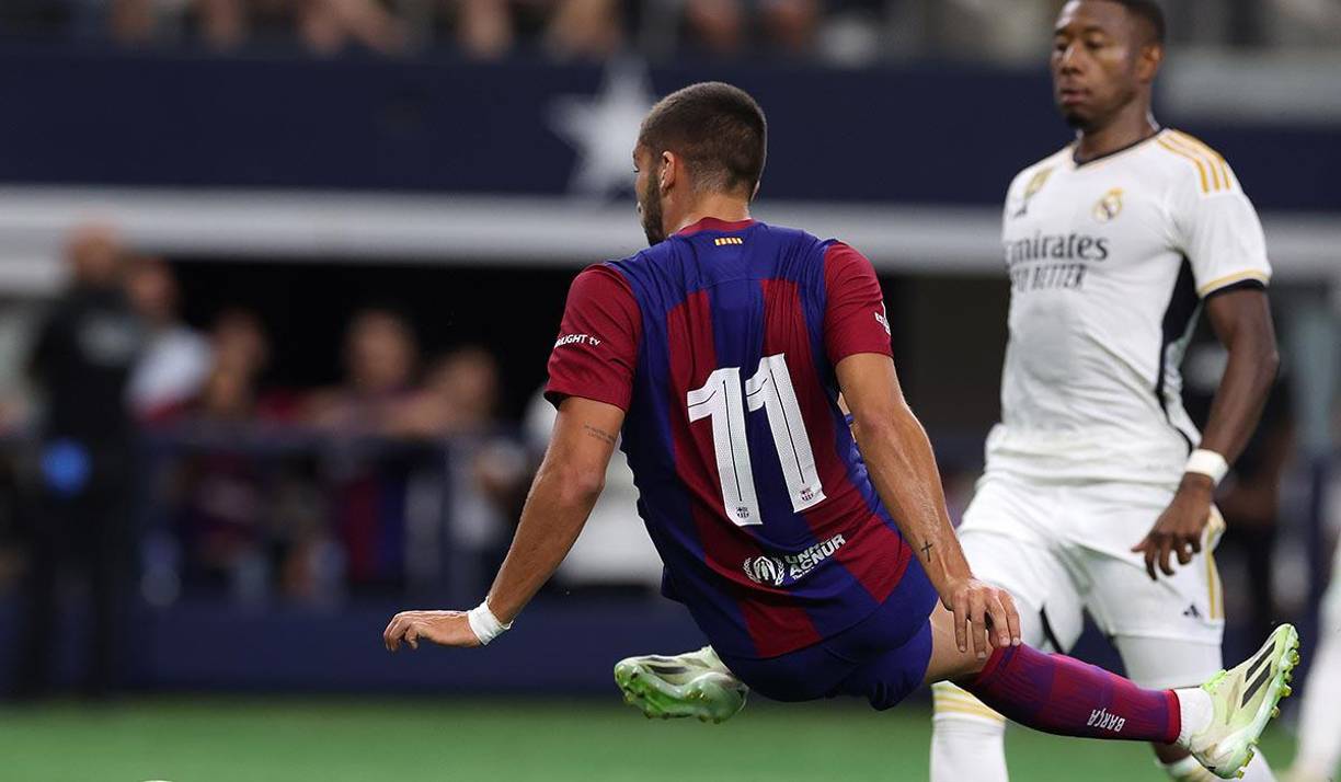 Ya en el 90, Ferran Torres marcó el tercero y definitivo para el Barcelona.