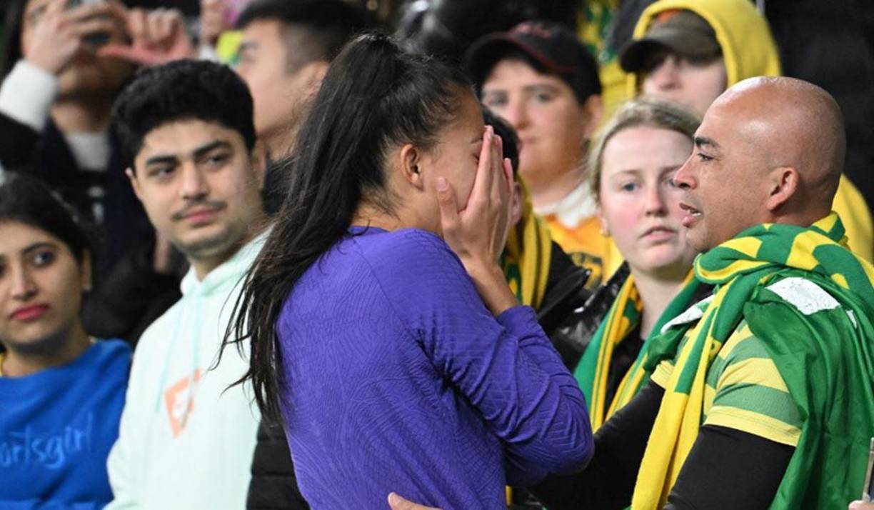 Las chicas de Brasil no pudieron contener el llanto tras la increíble eliminación en fase de grupos del Mundial Femenino 2023.