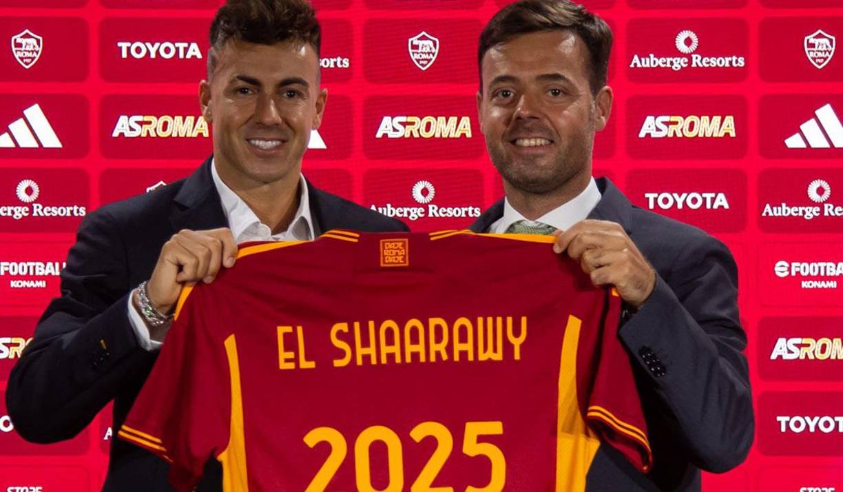 La Roma anunció la renovación de contrato de Stephan El Shaarawy hasta 2025.