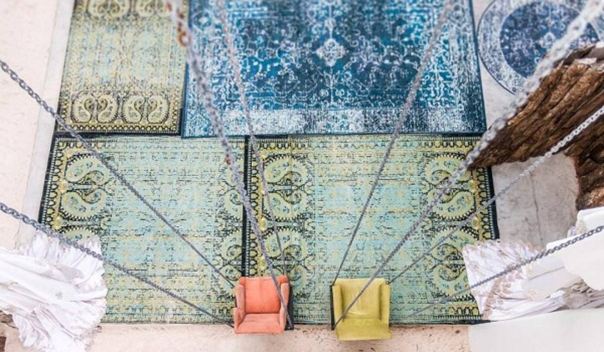 Grandes hamacas adornan las salas de estar en las que alguna vez Escobar disfrutó de sus vacaciones en el Caribe mexicano.