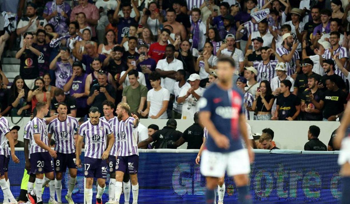 A los 86 minutos, el Toulouse le anotó al PSG y le sacó un empate de 1-1. 