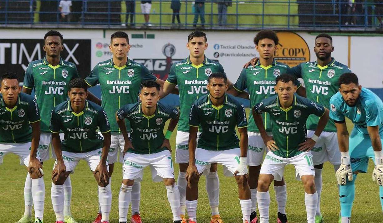El 11 titular del Marathón que enfrentó al Olancho FC. Los verdes comenzaron con pie izquierdo.