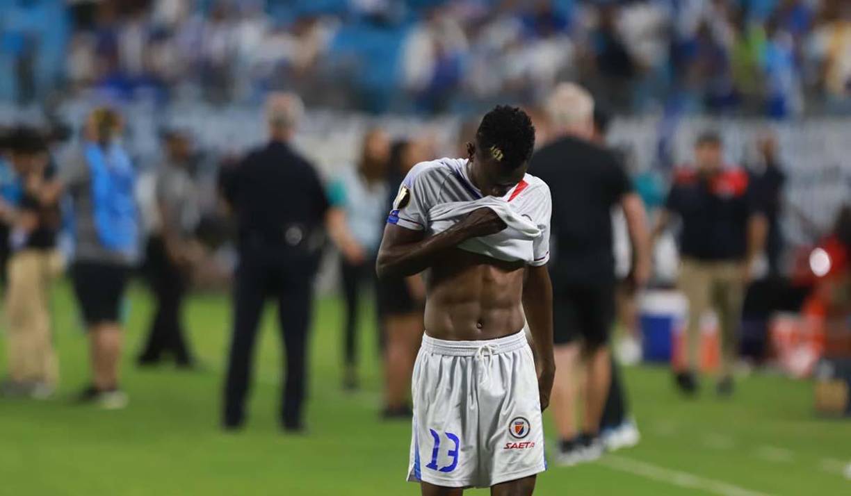 La plantilla de Haití se marchó decepcionada.