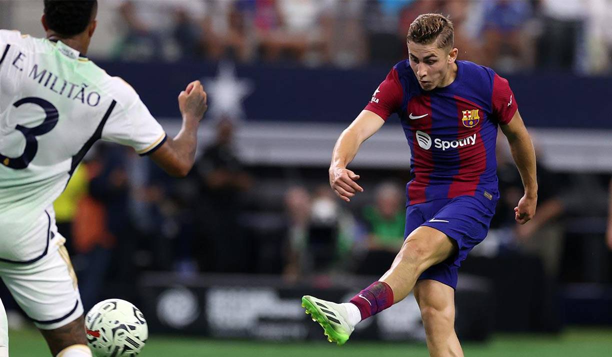 Fermin López, mediocentro de 20 años, marcó un golazo desde fuera del área que puso el 2-0 en el marcador, devolviendo la confianza que Xavi Hernández depositó en él en esta gira.