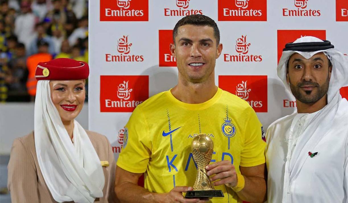 CR7 fue elegido como el MVP de la competición y celebró su primer título con la camiseta del Al Nassr. 