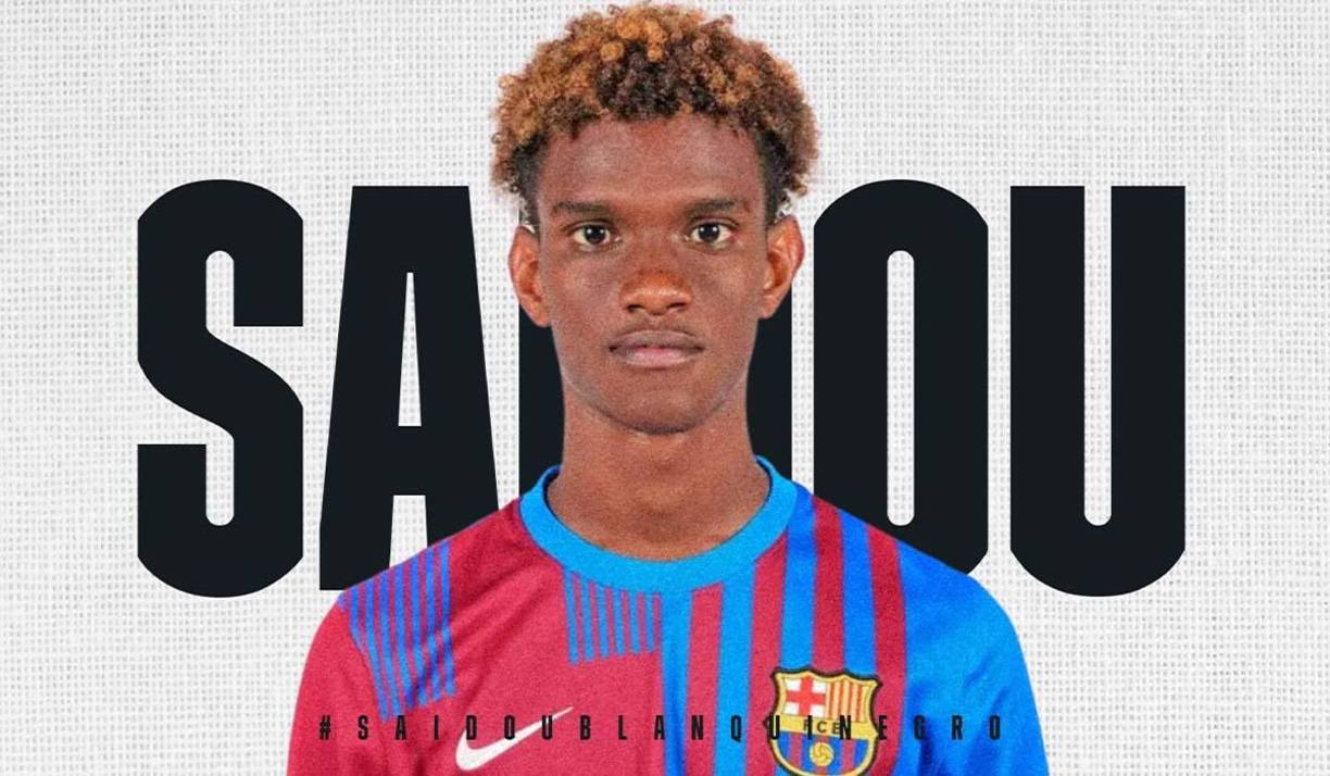 El extremo guineano Saïdou Bah deja al Barcelona y fue anunciado como fichaje del CD Bajadoz. Se une cedido a préstamo.