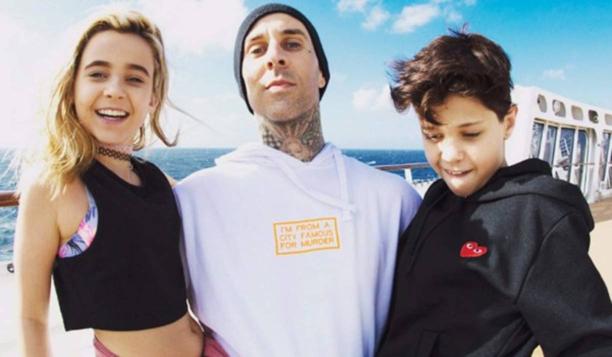 El baterista es padre de dos: Landon (12) y Alabama (9) frutos de la relación con su exmujer Shanna Moakler