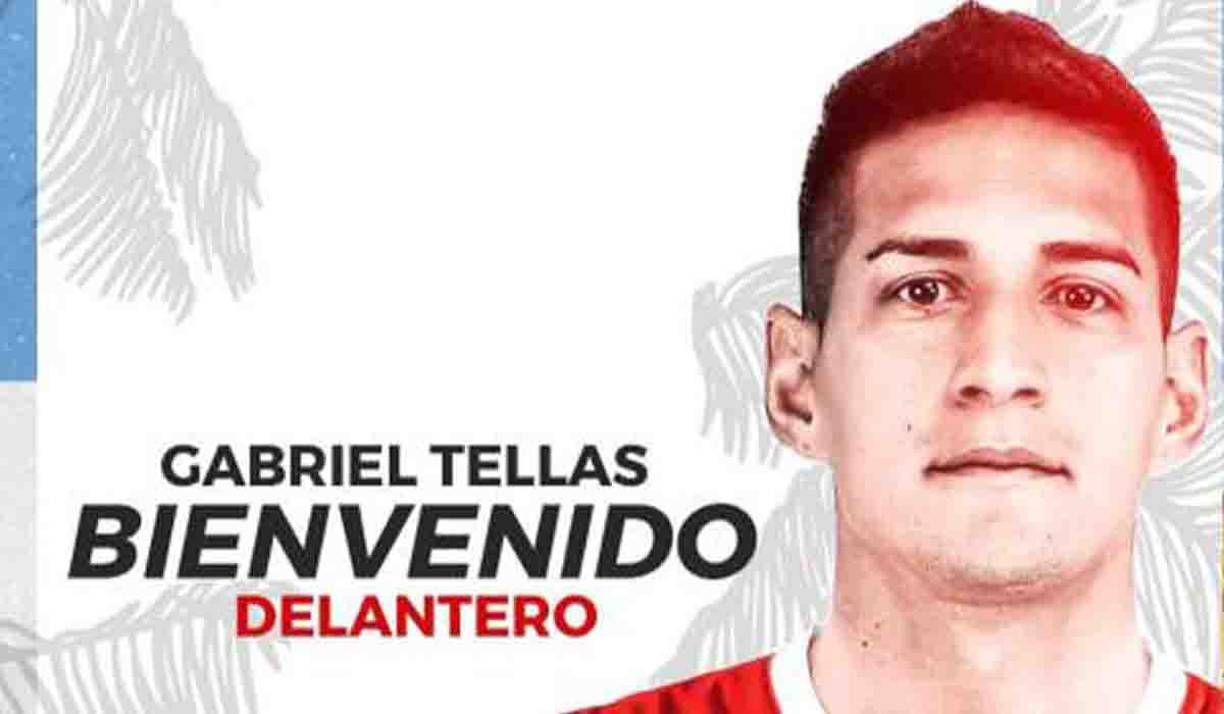 El Vida anunció el fichaje del delantero argentino Gabriel Tellas, llega procedente del Club Atlético Racing de la Primera B Nacional de Argentina.