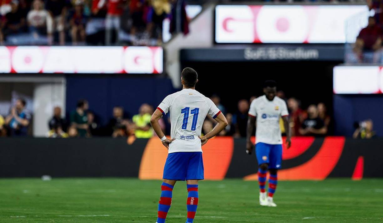 Ferran Torres anotó uno de los goles del Barcelona.