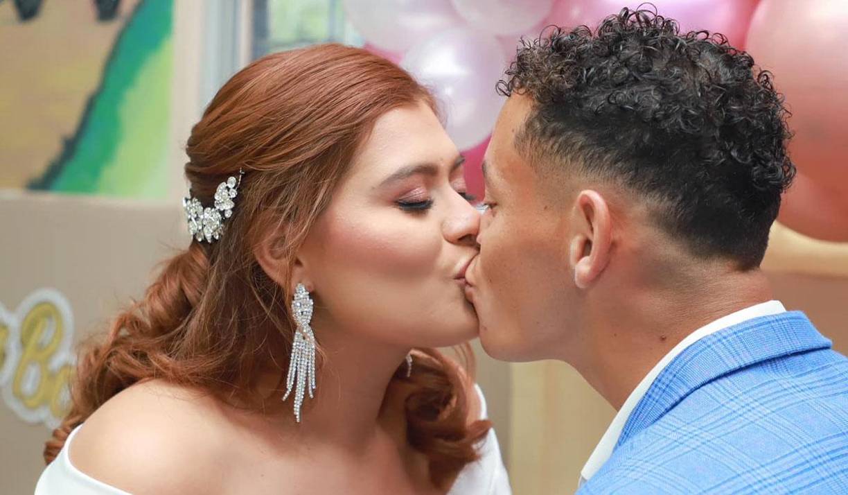 Damin se casó con la joven Jackeline Aguilar. Ambos presumieron su amor y los detalles de la boda. 