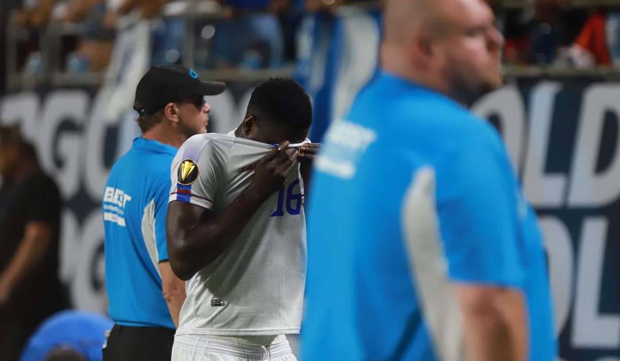Haití también quedó eliminada de la Copa Oro 2023 y el dolor fue evidente en los jugadores caribeños.