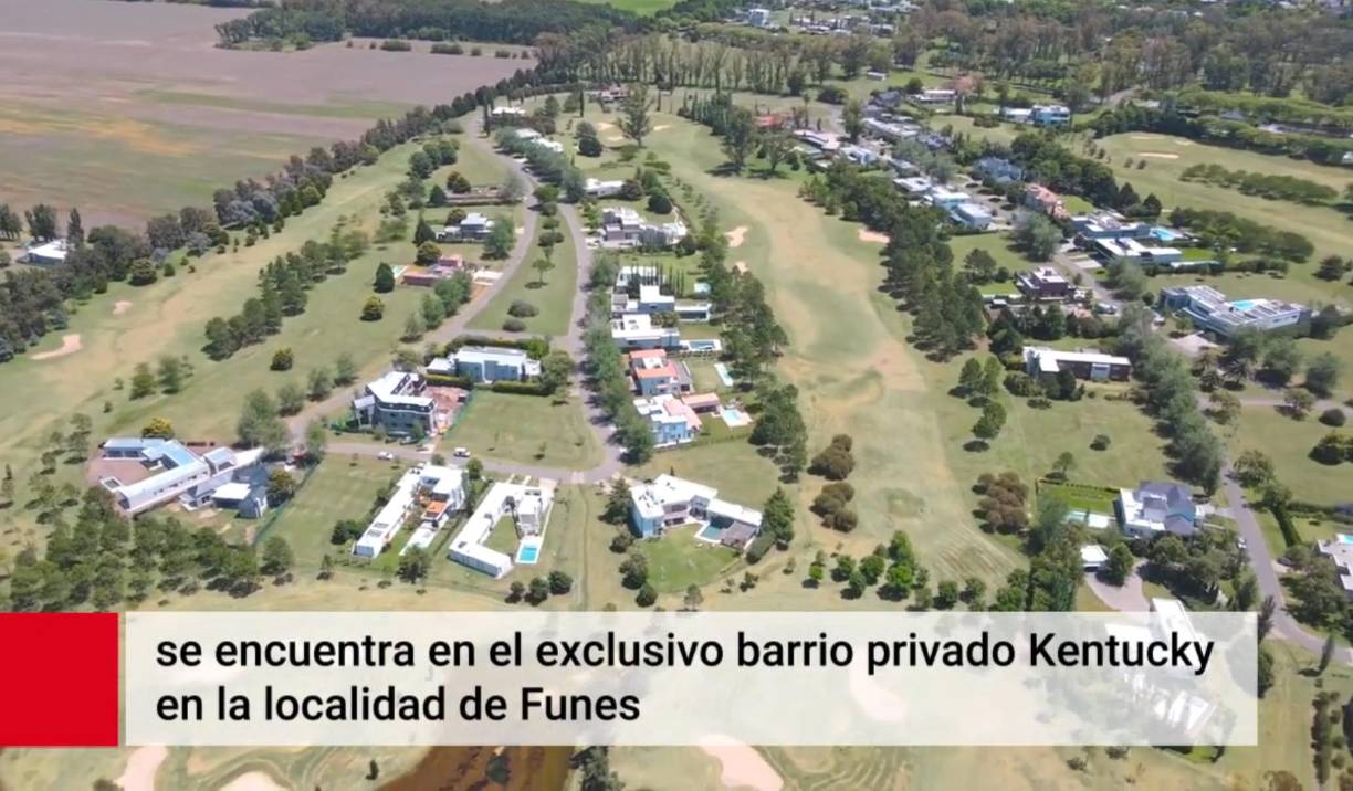 La casa que está construyendo Messi está en el corazón del barrio Kentucky, que es por lejos el más caro de todo Rosario.