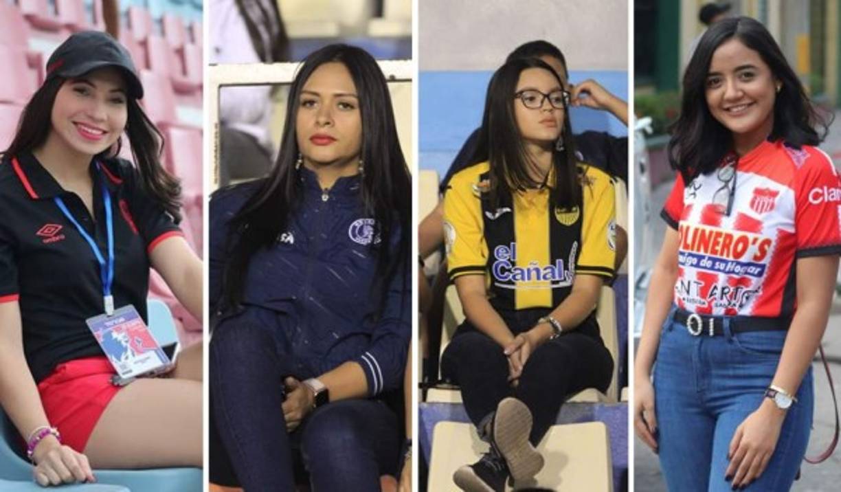 Las bellas chicas que engalanaron los partidos Motagua-Real España y Vida-Olimpia en la jornada ocho del Torneo Clausura 2020 de Honduras.