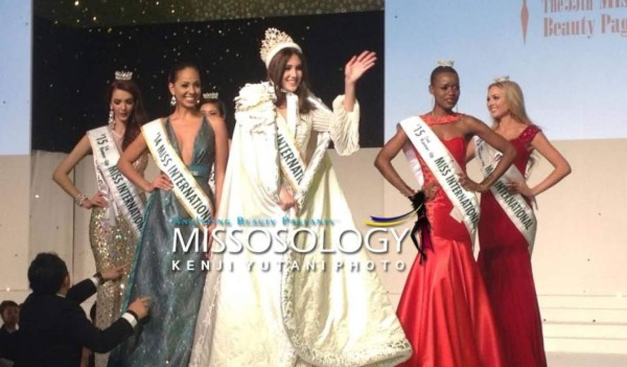 Las ganadoras de Miss Internacional 2015.