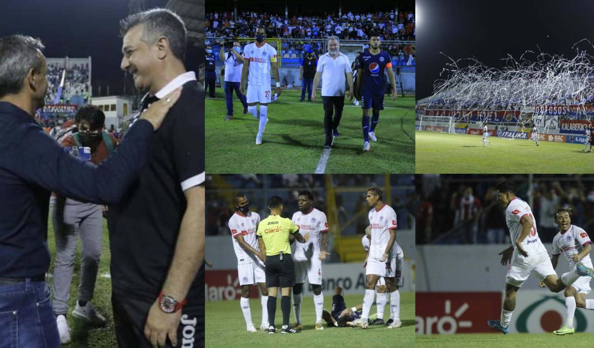 Mira las mejores imágenes que dejó el clásico capitalino en donde Olimpia y Motagua empataron 1-1 en el estadio Morazán de San Pedro Sula.