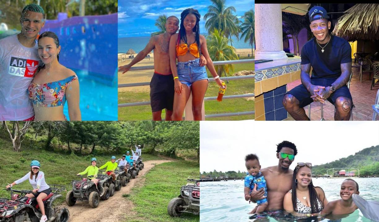 Tras los duelos en el inicio de la Liga de Naciones de Concacaf, los seleccionados de Honduras aprovecharon para disfrutar al lado de sus seres queridos de unas minivacaciones.