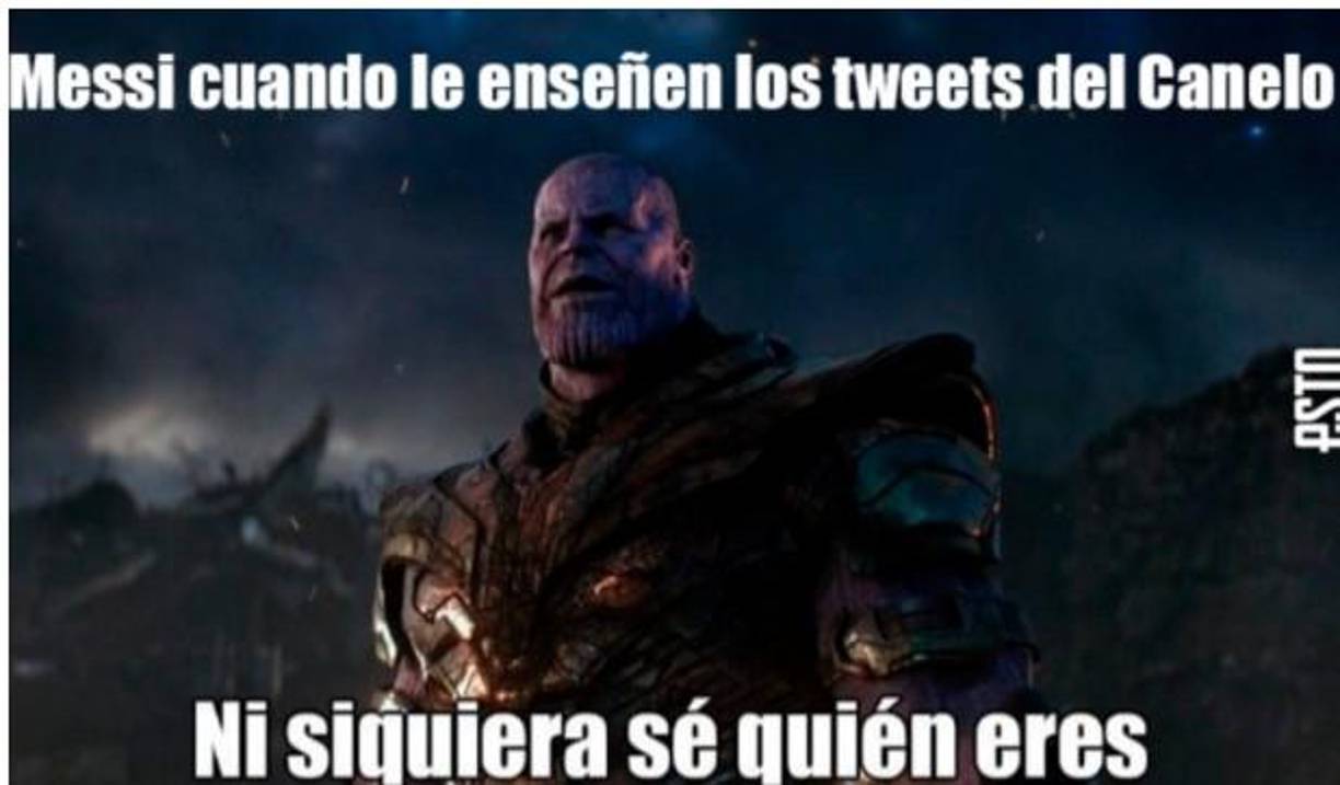 Los mejores memes de la polémica Canelo-Messi