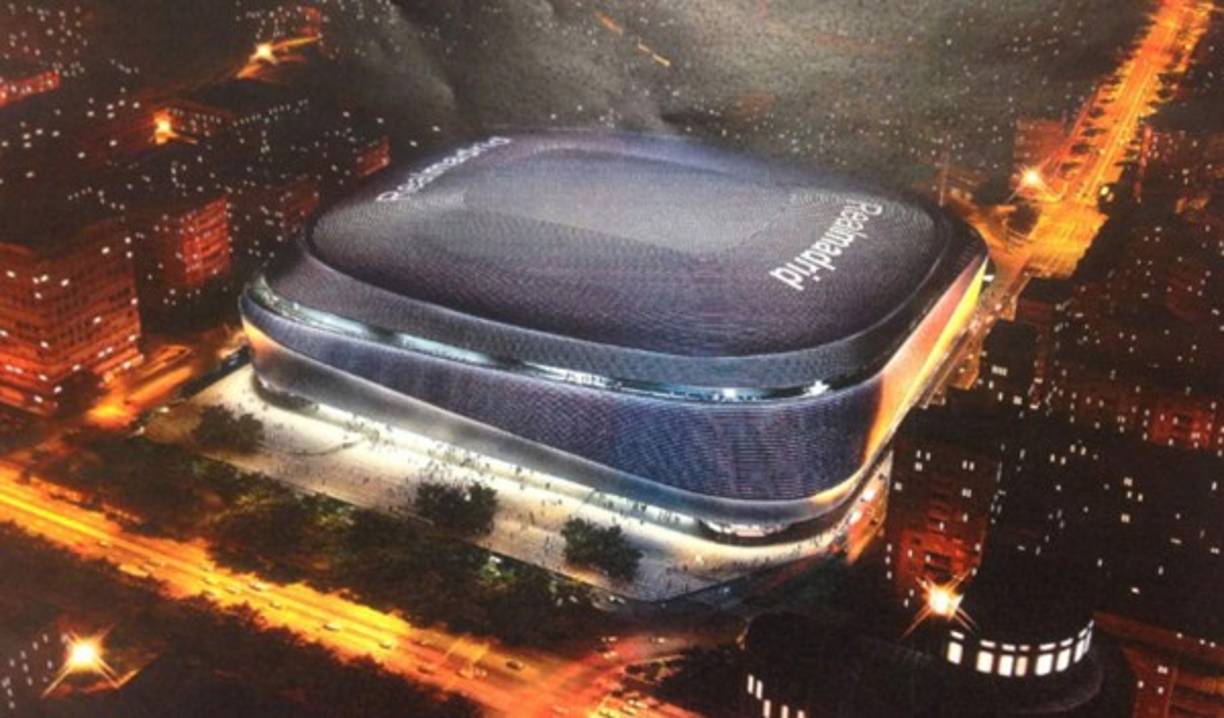 El Real Madrid modificará el estadio Santiago Bernabéu, tendrá un volumen luminoso, envuelto en una piel diseñada a base de bandas de acero y líneas vanguardistas.