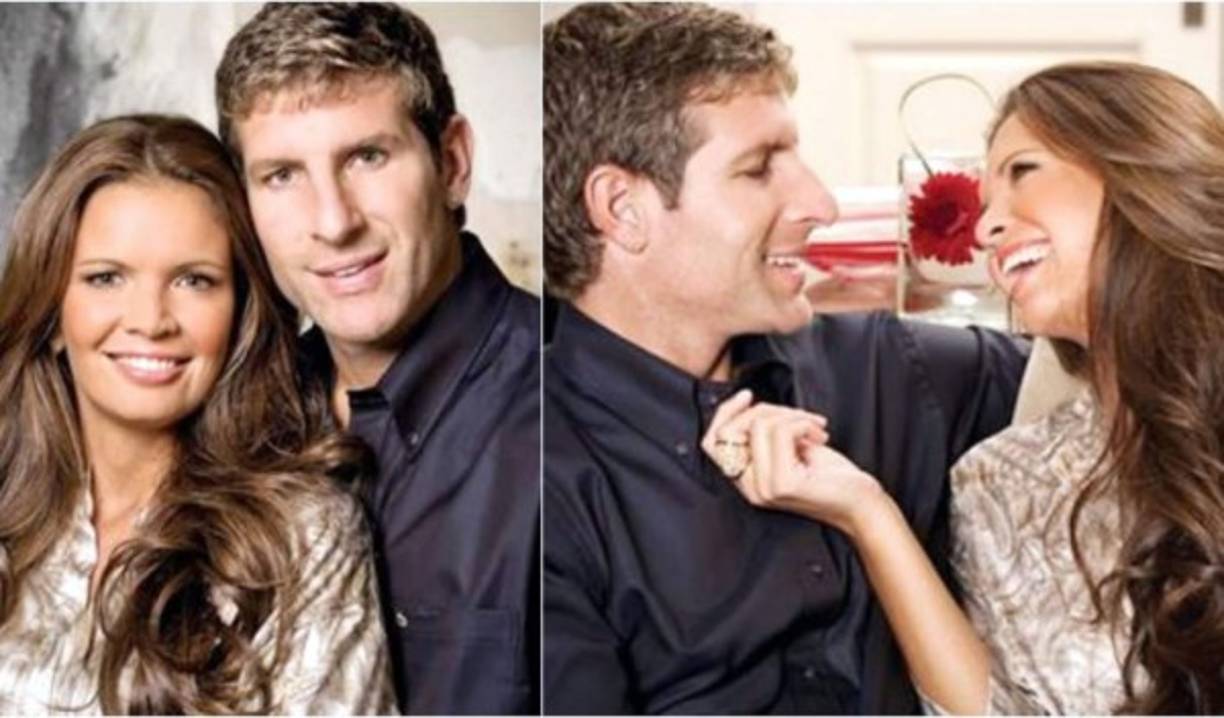 Martín Palermo y Jessica Geneux están juntos desde 2008.