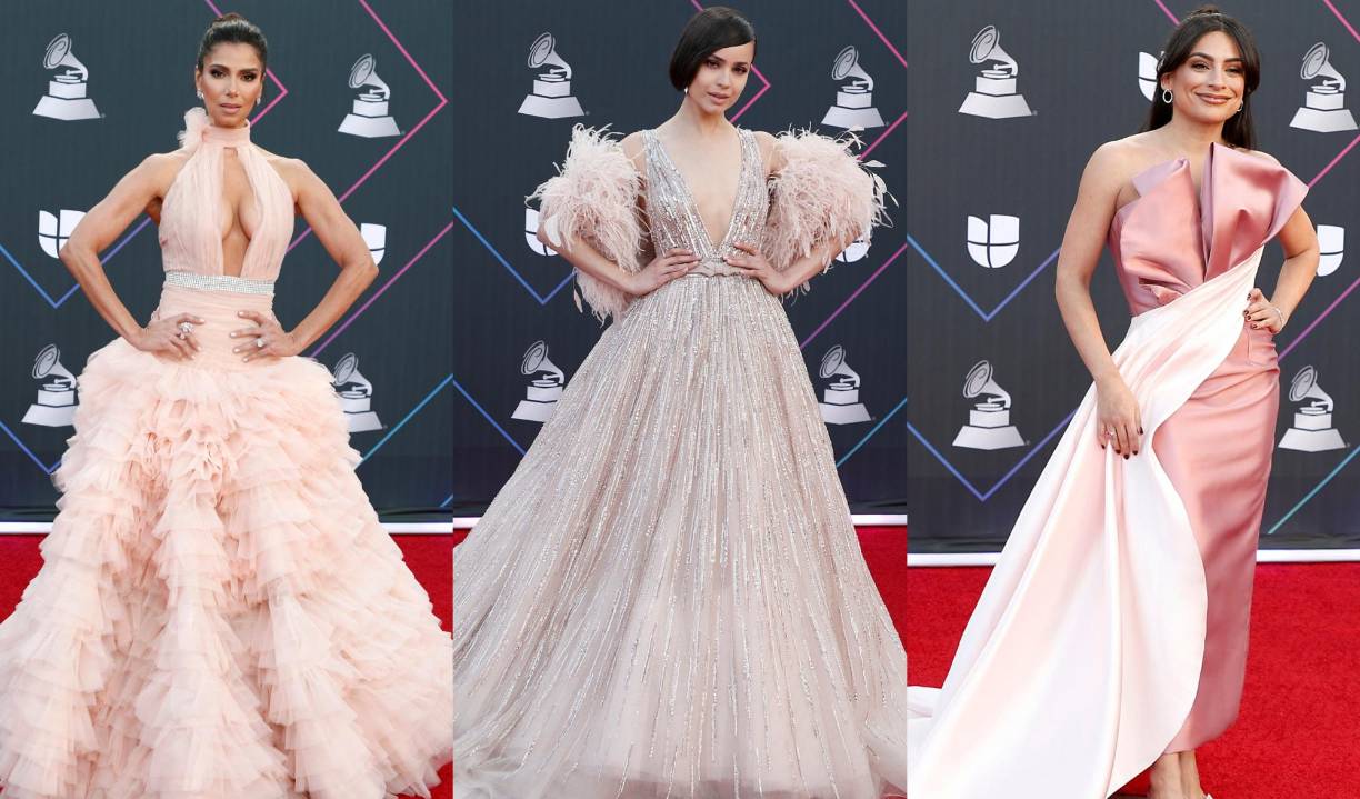 Las actrices Roselyn Sánchez, Sofía Carson y Ana Brenda Contreras son algunas de las estrellas que han arribado a la alfombra roja de los Latin Grammy 2021. Además de su belleza y talento, estas artistas tiene algo en común: las tres han apostado por tonos rosas en la gran noche de la música latina.