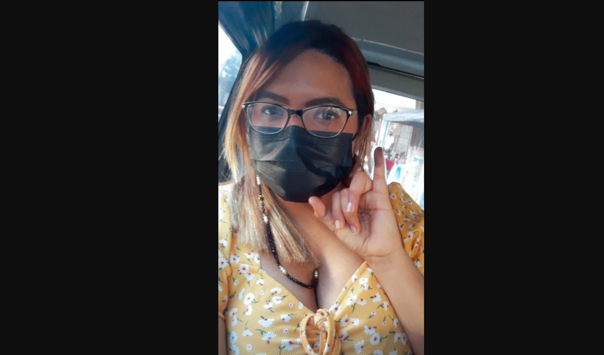 Otra joven ejerció el sufragio en la ciudad El Progreso, Yoro. 